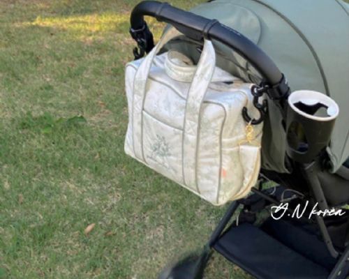 【春款】韓國品牌質感大容量外出推車行李媽媽包