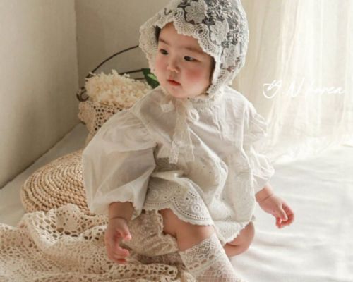 【春款】韓國嬰幼兒蕾絲襪子
