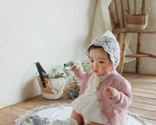 女寶寶週歲蕾絲洋裝