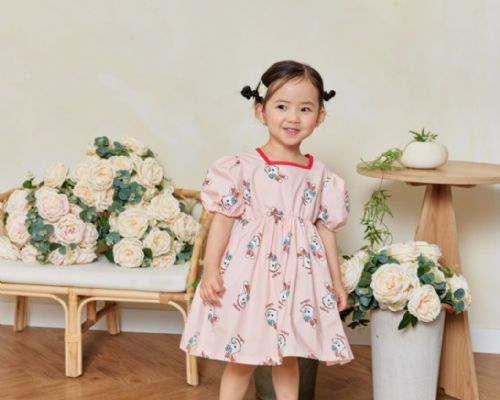 小兔子滿版洋裝