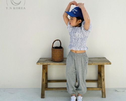 【闆娘自留款】韓國童裝渲染花袖上衣