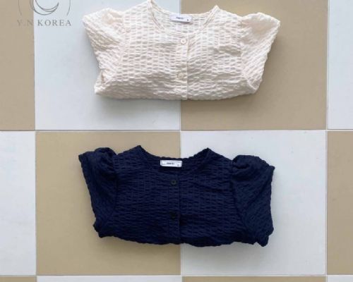 【闆娘自留款】韓國童裝公主袖短版防曬罩衫