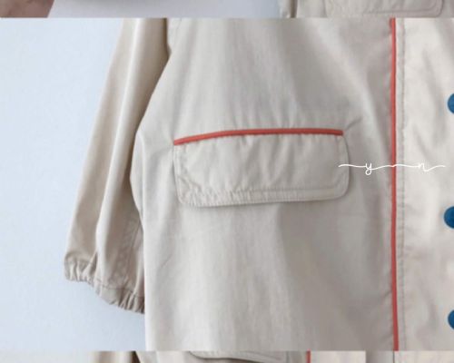 正韓RJ刺繡兒童雨衣