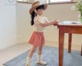 【春款】短版澎袖蕾絲上衣