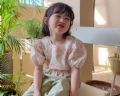 【春款】短版澎袖蕾絲上衣