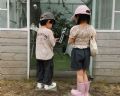 【闆娘自留款】韓國童裝渲染花袖上衣